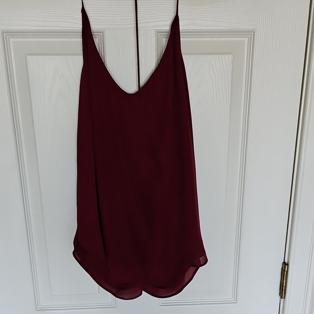 Haute hippie Elegant Burgundy Women's Top